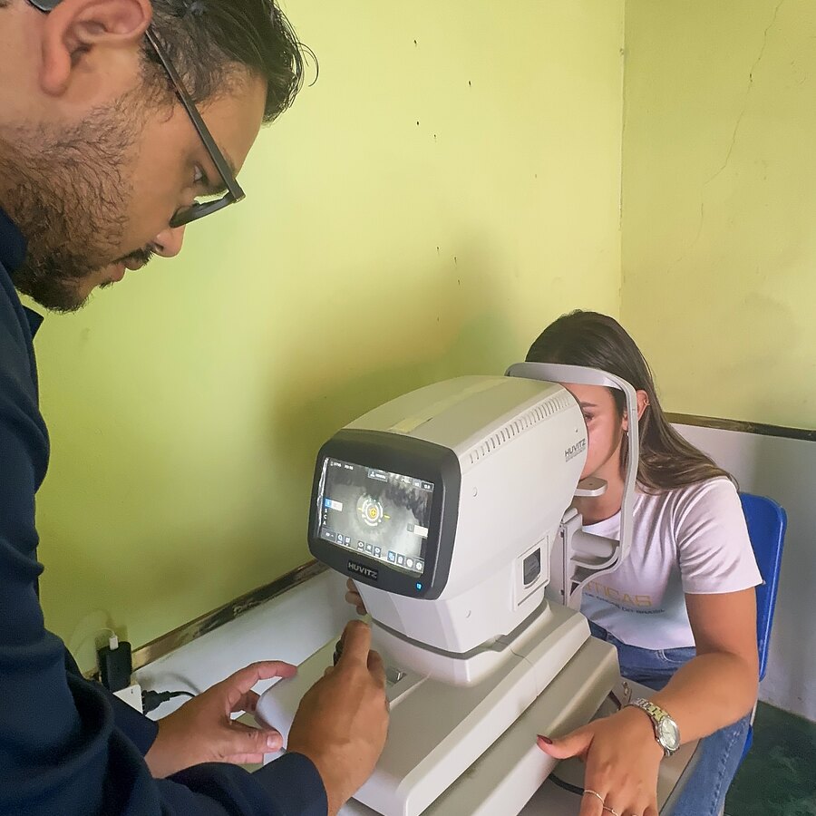 Exame em criança